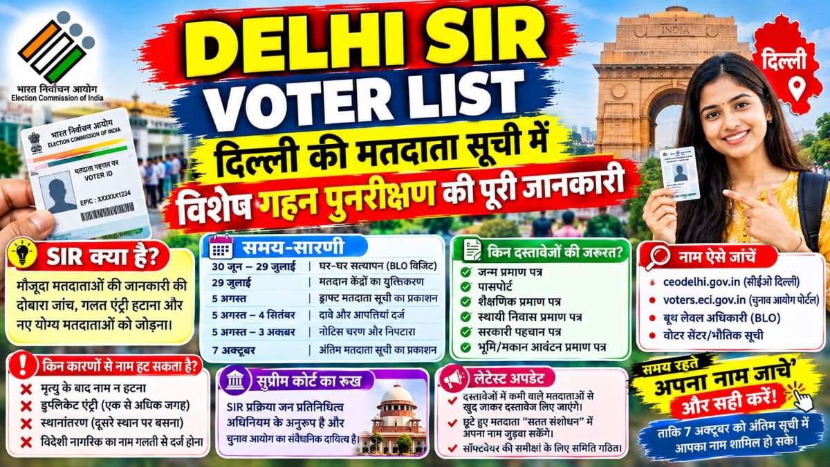 Delhi SIR Voter List